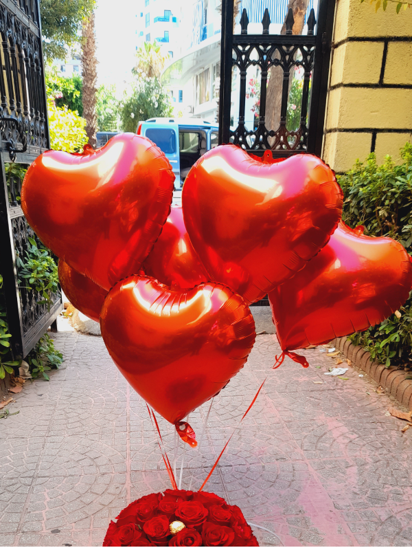  Alanya Blumenlieferung 7. Herzballon